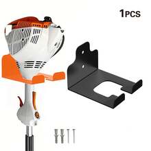 壁挂式车库收纳架，适用于修剪机、园艺工具、打桩机等 - 彩色 - 查看 8