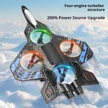 Dron ligero para niños de interior con motor sin núcleo, cuerpo de espuma a prueba de golpes, helicóptero RC con inicio de una tecla, avión teledirigido - color aleatorio - Ver 2