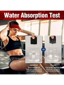 1 set de Bandeaux de sport absorbants, bandeaux de yoga élastiques, bandeaux anti-transpiration, unisexe, convenant pour le tennis, le basket-ball, la course, le fitness, la gym, le yoga, le pilates à domicile, les sports de plein air, le football, les accessoires de yoga et de fitness à domicile, l'équipement de protection sportive, les essentiels de yoga