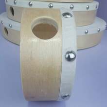 1pc 4/6/7/8/9/10 Inch Wooden Hand Drum, Musical Game Toy Percussion Instrument - Multicolor - View 3