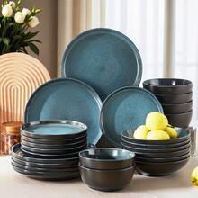 Dining Sets - Blue - 24 Pieces - View 1
