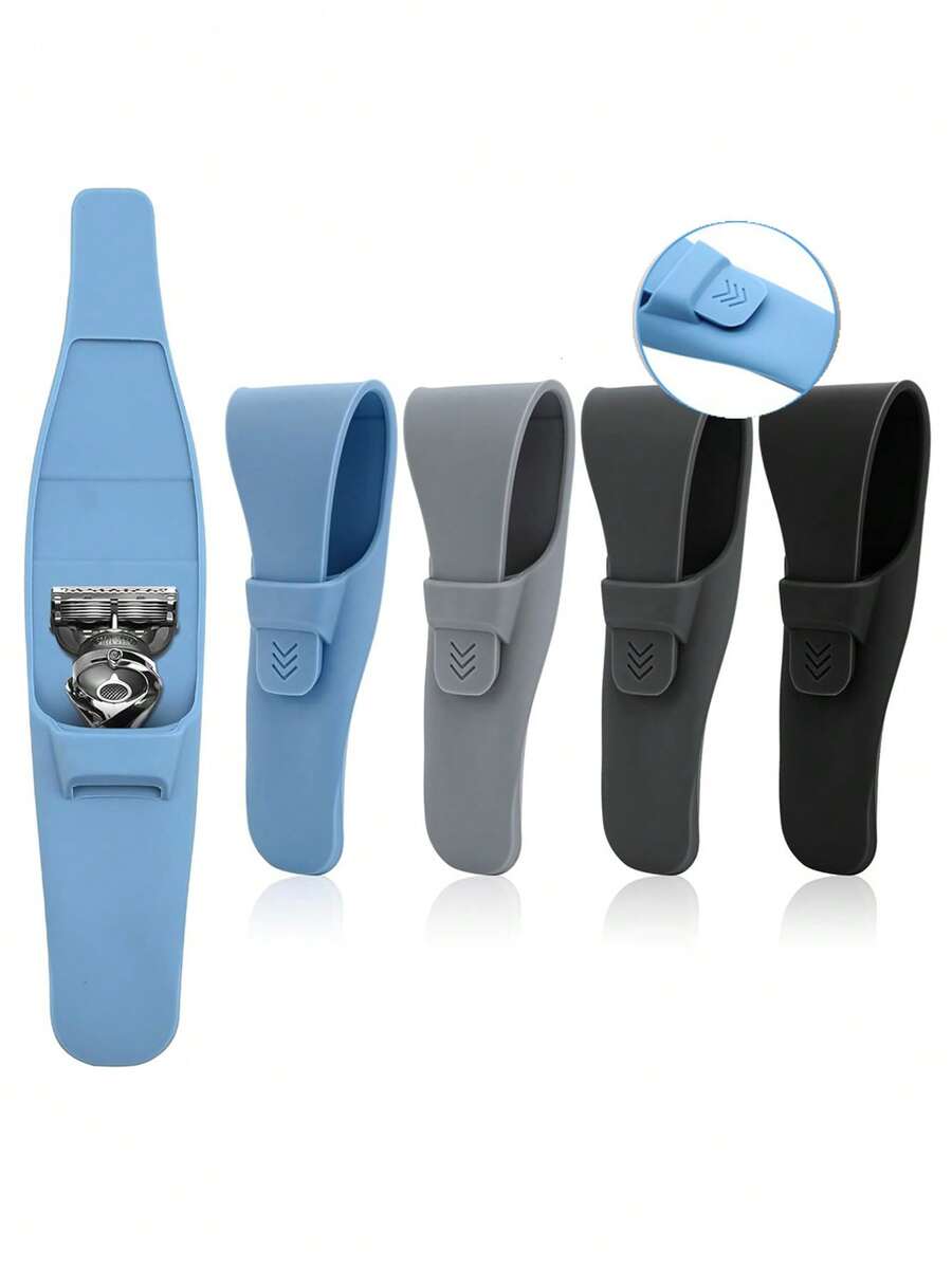 High Quality Silicone Shaver Storage Bag, Available In Multiple Colors Shaver Accessory Storage Bag, Fresh And Fashionable Travel Essentials