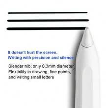 2025 Universal Stylus Pen For IPad & Android Tablets: Fast Charging, Palm Rejection, Compatible With IPad Pro M4/M3/M2, IPad Air M3/M2, IPad Mini, IPad 6-11th Gen More Capacitive Touchscreens - White - View 7