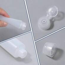 5 Pcs 50ml Refillable Toothpaste Tubes, Empty Travel Bottle Small Travels Squeeze Bottle Reusable Lotion Bottles Containers Travels Dispensers Bottles Toiletries - 最初的 - 查看 3