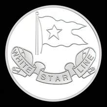 Moneda conmemorativa británica de 1912 Medalla chapada en oro y plata Moneda de desafío Colección Regalo de vacaciones - Multicolor - Ver 5