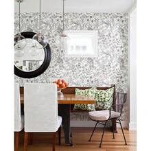 Vintage Floral Wallpaper Peel And Stick Red Brown And White Wallpaper Removable Se- Adhsive Leaf Contact Paper For Cabinets 16.1inchX196.8inch Waterproof Vinyl Wall Paper For Bathroom Bedroom - Nâu/Trắng, 161 inch x 1968 inch - Xem 5