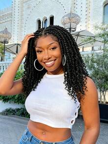 Braids Wig Afro Curly Braids Wig Synthetic Lace Wig Beginners Friendly Heat Resistant Wig For Women