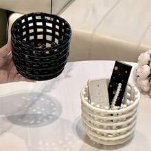 1pc Bathroom Storage Basket, Can Hold Toilet Items, Toothpaste, Makeup Brushes, Toiletries, Bathroom Organizer Rack - Multicolor - View 7