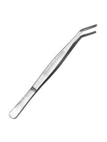 1pc/2pcs/4pcs Stainless Steel Long Tweezers, Long Barbecue Tweezers, Tweezers, Kitchen Tweezers, Extra Long Stainless Steel Tweezers, Long Food Tweezers With Precision Serrated Tips, Stainless Steel Food Tweezers, Buffet Tweezers, Fish Bone Tweezers, Cooking Tweezers, Kitchen Food Tweezers, Precision Tool Eyebrow Tweezers, Salad Tweezers, Metal Tweezers For Deep Frying, Barbecue Tweezers - Silver - View 14