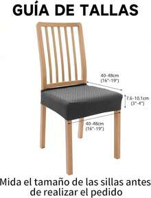 EstiloTendenciaFundas Para Sillas De Comedor 4 Piezas, Cubre Sillas Comedor Impermeable, Transpirable Y ExtraíBles, Elasticas Y Lavables, Funda Asiento Silla Comedor Para Restaurante, Hotel, Ceremonia, Banquete-GrisCalidad PremiumVersióN Mejorada - gris - Ver 3