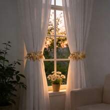 2 abrazaderas para cortinas con forma de mariposa, ajustables, decorativas, para decoración del hogar y la oficina. - Dorado - Ver 6