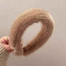 3pcs/1pc Plush Headband For Women Autumn/Winter, Cute Women Plush Hair Tie For Face Mask & Hairstyle, Suitable For Daily Wear, Washing Face Hair Hoop ,Hairband For Women Hair Accessories - Nhiều màu - Xem 4