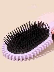 Tabla de sujeción con girasol, peine de aire con cojín personalizado, peine de masaje del cuero cabelludo para el peinado del cabello - Multicolor - Ver 2