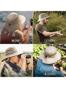 Hiking Sun Hats - Khaki - View 9