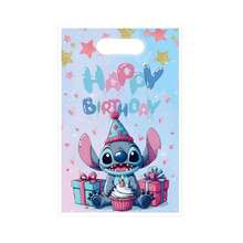 史迪奇生日派对礼品袋、回礼、节日派对用品、糖果袋、珍珠袋、返校礼物、派对用品、生日派对花束装饰、可爱主题场景装饰、室内装饰。 - 彩色 - 查看 7