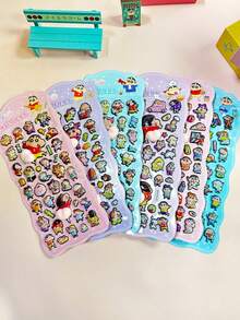 可爱卡通软捏3D泡泡贴纸，手机壳装饰贴纸（部分款式颜色可能略有差异，随机发货）