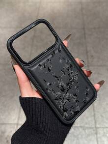 New Padded Anti-Scratch Leather Texture Phone Protective Case, Suitable Compatible With Iphone 15 Pro Max, 14 Plus, 13 Pro Max, 12, 11, 7G, 7P, IX, XR, XS Max, 17 Pro, Air With Camera Lens Protrusion And Anti-Drop Protection - Black - View 4