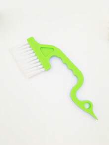 1pc Crevice Gap Cleaning Brush Tool, Hand-Held Groove Gap Cleaning Tools, 2 In 1 Dustpan Cleaning Brushes, Shutter Door Window Track Kitchen Cleaning Brushes Kit - Multicolor - View 8