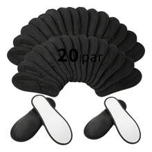 TendenciaPantufla Desechables Fiesta Bodas Económicas Negro 20 ParesCalidad premium - 1 - Ver 2