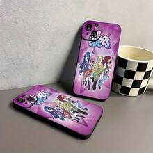 Estuche para teléfono Rockstar Fairy Band Compatible con estuches para teléfonos   17  16 Pro Max  15 Pro Max  13 y  12 Material brillante 2 en 1 Duradero a prueba de golpes y elegante Una excelente opción para familiares, amigos, seres queridos, novios, novias y regalos de Navidad y Año Nuevo - Negro - Ver 6