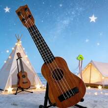 Mini Ukulele Toy For Kids, Miniature Guitar String Instrument For Music Learning And Early Rhythm Training, Lightweight Easy-To-Play Educational Musical Toy, Interactive Beginner Ukulele To Inspire Musical Interest, Hand-Eye Coordination And Auditory Development, Durable Portable Practice Instrument For Parent-Child Entertainment And Classroom Activities, Ideal For Home Play, Travel, Birthday Parties,And Holiday Gift Giving - Multicolor - View 14