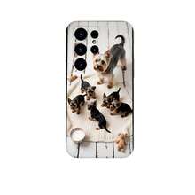 1PC Phone Case ,  Cute Dog Puppies On Blanket , Stylish Phone Case, Phone Decoration, All-around Lens Protection, Creative Small Gift, Funny Gift for Boys and Girls - ブラック - チェックする 7
