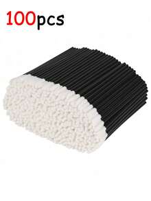 500/100/50支装一次性唇部涂抹器、唇膏、唇刷、唇彩涂抹器、睫毛膏刷、化妆工具、美容工具、旅行必备品 - 彩色 - 查看 11