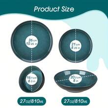 Dining Sets - Blue - 24 Pieces - View 4