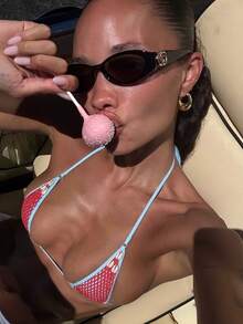 1 Pair Classic Retro Baddie Style Elegant Oval Plastic Small Frame Fashion Fashion Glasses, Women's, Suitable For Tropical Beach Vacation, Street Photography, Music Festivals, Fits All Face Shapes, Ideal For Summer Beach Vacation, Outdoor Activities, Travel - Black - View 3