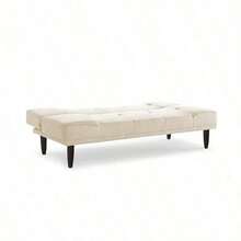 Sealy Sofa Convertible Miami Color Beige Laurent Beach - Beis - Ver 5
