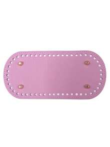 1pc Premium Oval PU Leather Bottom Pad - Reinforces Handbags And Wallets, Pre-Punched Holes For Sewing, Suitable For Crochet Projects, Sewing Accessories And DIY Crafts, Durable, Water-Resistant, Easy To Use, DIY Wallet Making - Multicolor - View 21