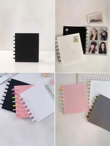 A5活页活页夹蘑菇卡片夹相册照片卡片夹，偶像收藏卡片夹，送给男友、女友或父母的礼物，剪贴簿，毕业/节日礼物 - 彩色 - 查看 8