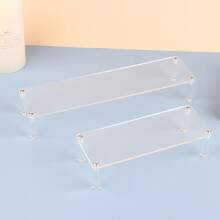 1PC Acrylic Display Stand Clear Display Riser Rack For Cupcake,Perfume Doll Organizer Figures - Multicolor - View 6