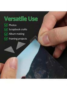 EstiloTendenciaPegatinas Autoadhesivas Transparentes Para Esquinas 20 Hojas De Pvc Ideal Para Montaje De ImáGenes Y ÁLbum De Recortes FáCil InstalacióN Y ProteccióN De EsquinasCalidad PremiumVersióN Mejorada - 1 - Ver 4