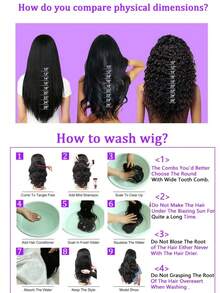 13x4 High Definition Transparent Lace Front Wig With Natural Wavy Black Bob Style, Brazilian Remy Human Hair (Women) - Natural Black - View 10