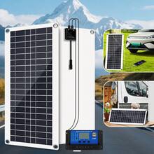 ZGZXSEXHZ 10W Flexible Solar Panel With Controller Kit, Lightweight & Bendable, Suitable For 18V Battery, For Camping, RV, Boat And Outdoor Power Supply - 10W Flexible Solar Panel + 100A Controller - View 6