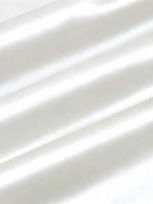 Fashionable Women's Satin Button-Up Shirt, New Arrival, Casual, All Season White Spring - White - View 4