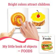 TEENYBABY 10pcs/Set My First Book Series - Children's Early Education Picture Books On Fruits, Animals, Food, Colors, Alphabet, Numbers, Great Gift For New Year - Multicolor - View 7