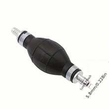 6/8/10/12mm 汽车手动燃油泵，汽车配件，船用球形泵，适用于舷外机，通用燃油管手动注油球，手动黑色橡胶燃油输送真空泵，适用于汽油、水