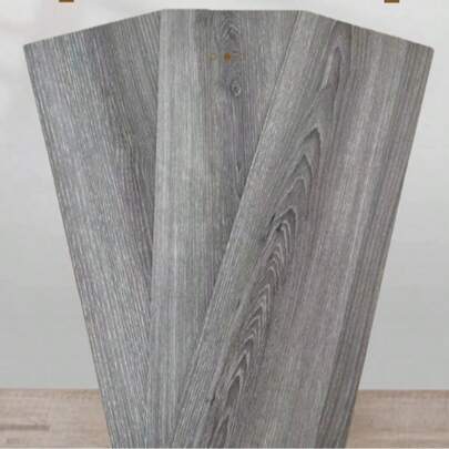 10 piezas/20 piezas Baldosas de piso autoadhesivas de grano de madera de 17.7" X 5.9", material de PVC, grosor de 1.4mm/0.055", fácil de instalar, resistente al desgaste, adecuado para dormitorio, decoración del hogar, piso de dormitorio | Piso moderno de cocina