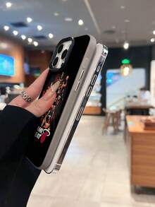 Estuche para teléfono con diseño del equipo de baloncesto  Compatible con estuches para teléfonos   17  16 Pro Max  15 Pro Max  13 y  12 Duradero a prueba de golpes y elegante, una excelente opción para familiares, amigos, seres queridos, novios, novias y regalos de Navidad y Año Nuevo - Negro - Ver 6