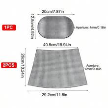 1 Set Black & White Blank Canvas Crochet Plastic Mold Sheets, Suitable For Handmade Weaving Bags, Embroidery And Crochet Projects - Durable Weaving Kit With Transparent Mesh Plastic Sheets