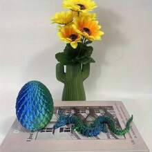 5pcs 3D Printed Dragon Egg Set With Chinese Dragons Inside - Vibrant Multicolor Eggshells, Perfect For Home Decor, Party Gatherings, 3d Printed Fidget Toys,Miniature Things,Valentines Gifts,Party Favors,Party Supplies Gifts,Easter Egg Gifts - 1 Set (5 Pieces) - View 9