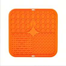 Puzzle Design Dog Lick Mat, Healthy Slow Feeder, Anxiety Relief, Material, Washable Pet Feeding Mat
