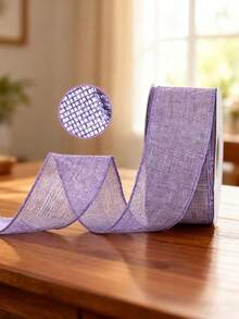 Fita de linho de 20/5 jardas com borda de arame - Material de poliéster, adequada para embrulhos de presentes, laços, guirlandas e decorações de árvores de Natal - Disponível em vários tamanhos e cores. Ideal para presentes femininos, presentes para o Dia das Mães, flores, estames, projetos de artesanato, decoração de ambientes, decoração de quartos, plantas, decoração de casamentos, etc. - Multicolorido - Ver 12