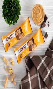 Quest Nutrition Crispy Cookies &Amp; Cream Hero Protein Bar, 18g Protein, 1g Sugar, 3g Net Carb, Gluten Free, Protein Snack, Keto Friendly, 12 Count - MàuH - Xem 5