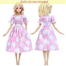3件套11.5英寸娃娃服装，包括1件连衣裙和2件配饰，活力休闲风格，派对装扮设计E，娃娃换装玩具，生日/圣诞礼物（不含娃娃）
