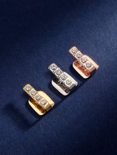 1pc Elegant Hip Hop Rhinestone Tooth Decoration, Suitable For Men And Women, Suitable For Festivals, Parties, Daily Wear, Carnival, Valentine's Day, Wedding Season, Back To School Season, Jewelry Gift