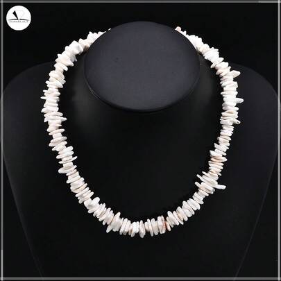 Shell Necklace Smooth Shell Chip Summer Fashion Necklace For Women Men