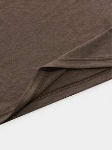 Men Customized Slogan Graphic Racerback Active Tank Top - Coffee Brown - View 5